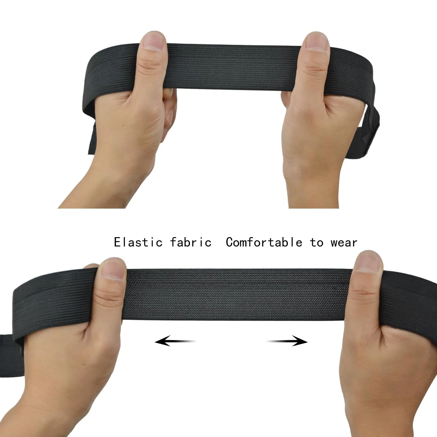 6 Pcs Elastic Band Lace Melting Bands Adjustable Wig Headbands for Lace Frontal Laying (Width 1.4 Inch)