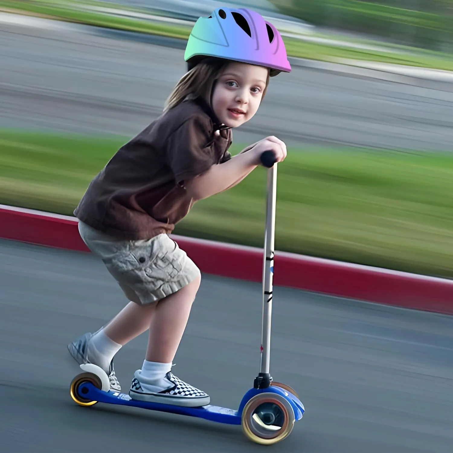 Bike Toddler Helmet 2-4 Years,Adjustable Safety Lightweight Baby/Kids Helmets Ages 1-3-5-8 for Girls Boys,Multi-Sport Infant Helmet for Skating Cycling Scooter