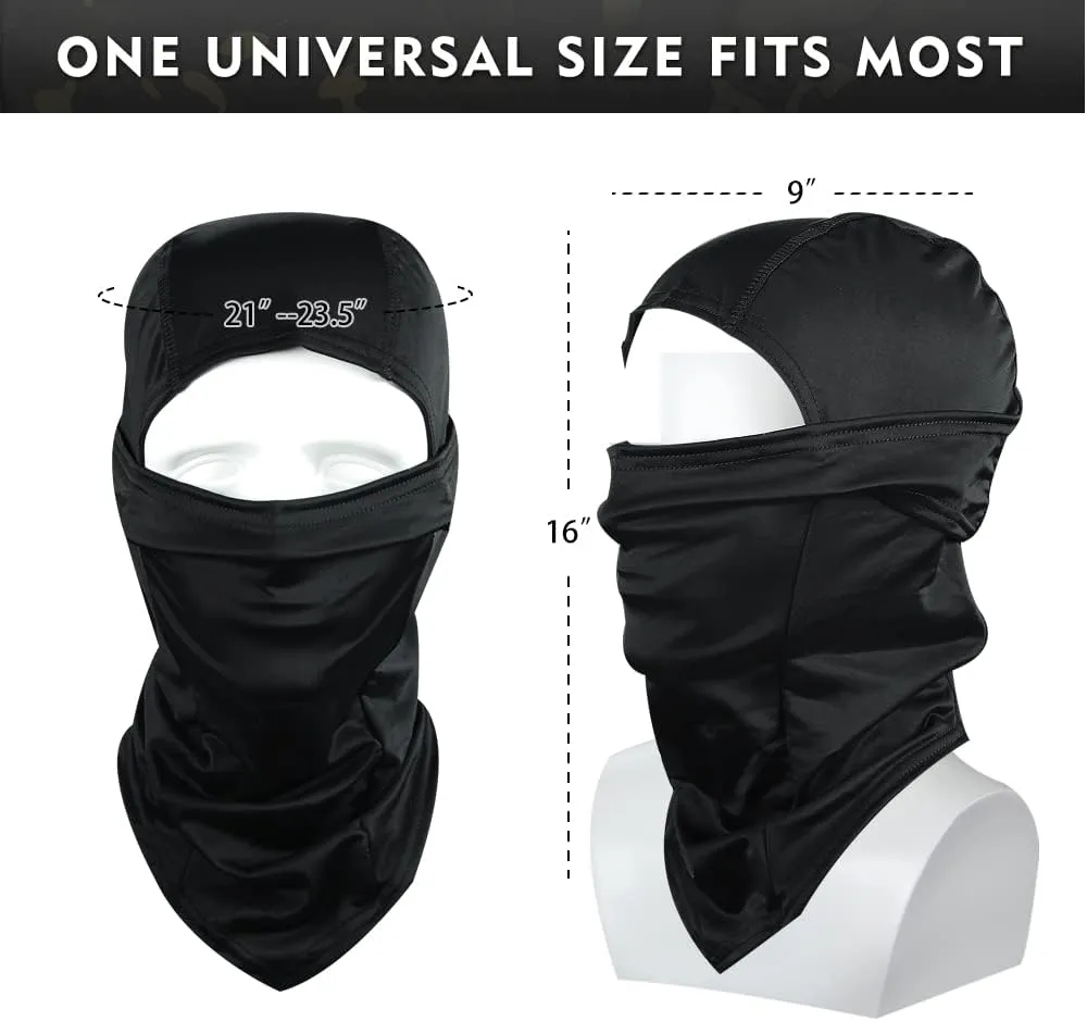 Camo Balaclava Face Shiesty Ski Mask,UV Protection Ice Silk Neck Gaiter Sun Hood for Men Women Motorcycle Cycling
