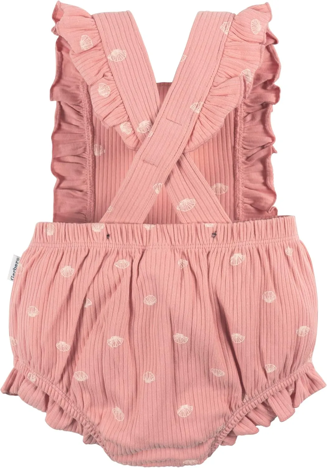 Gerber baby-girls Sleeveless Ruffle Romper