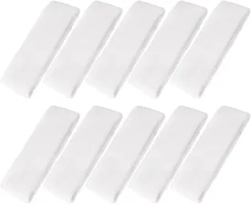 Mallofusa  10 PCS Sports Basketball Headband/Sweatband Head Sweat Band/Brace Gift Party Outdoor Activities