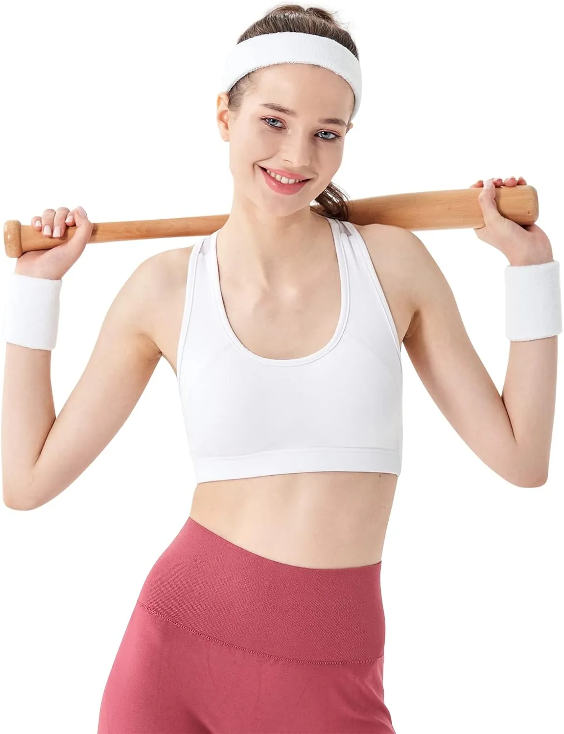 Mallofusa  10 PCS Sports Basketball Headband/Sweatband Head Sweat Band/Brace Gift Party Outdoor Activities