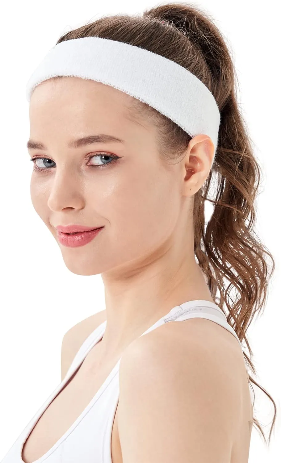 Mallofusa  10 PCS Sports Basketball Headband/Sweatband Head Sweat Band/Brace Gift Party Outdoor Activities