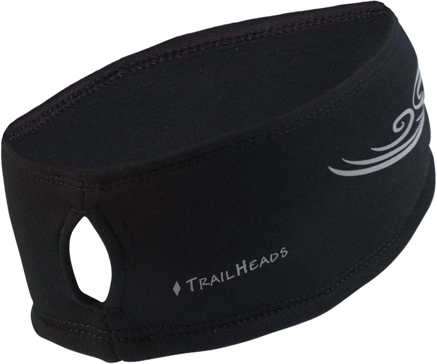TrailHeads Womens Ponytail Headband - Moisture Wicking Hair Headband for Running, Winter, Workout - Athletic Headband Women
